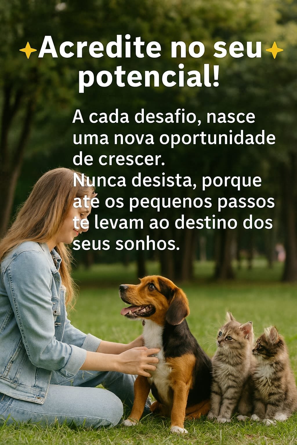 "Quando o coração acredita, a mente encontra o caminho."